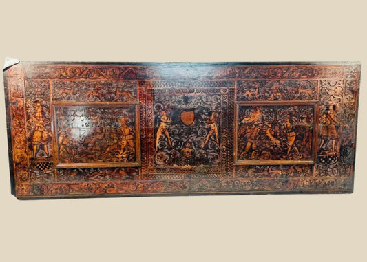 Myth & Heraldry in a 16th-Century Renaissance Wood Carving