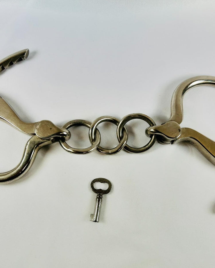 John J. Tower Adjustable Handcuffs with Key | United States | 1866–1940s