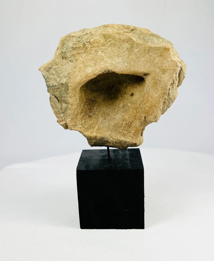 500–900 CE Mesoamerican head fragment showcasing detailed craftsmanship