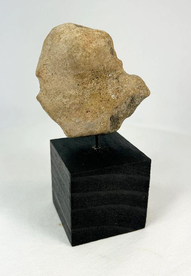 West Mexican terracotta fragment with stylized anthropomorphic figure