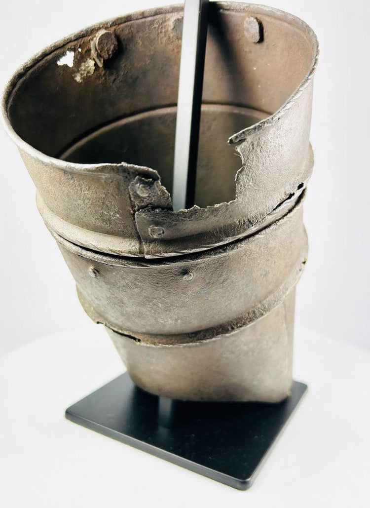 Knight’s upper arm cannon armor from the 16th century Renaissance era