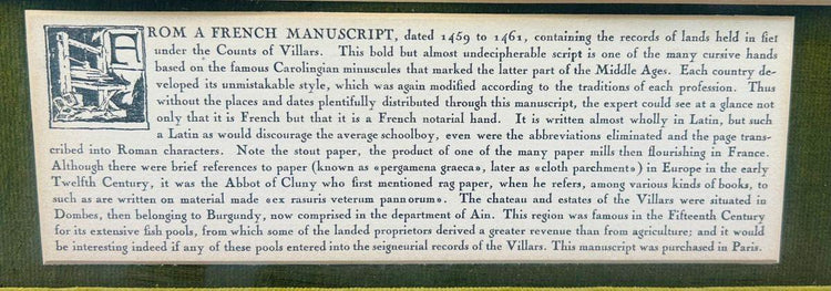 Historical Burgundian rent record feudal land and agricultural obligations