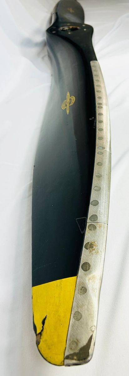 Flottorp wooden airplane propeller collectible aviation artifact