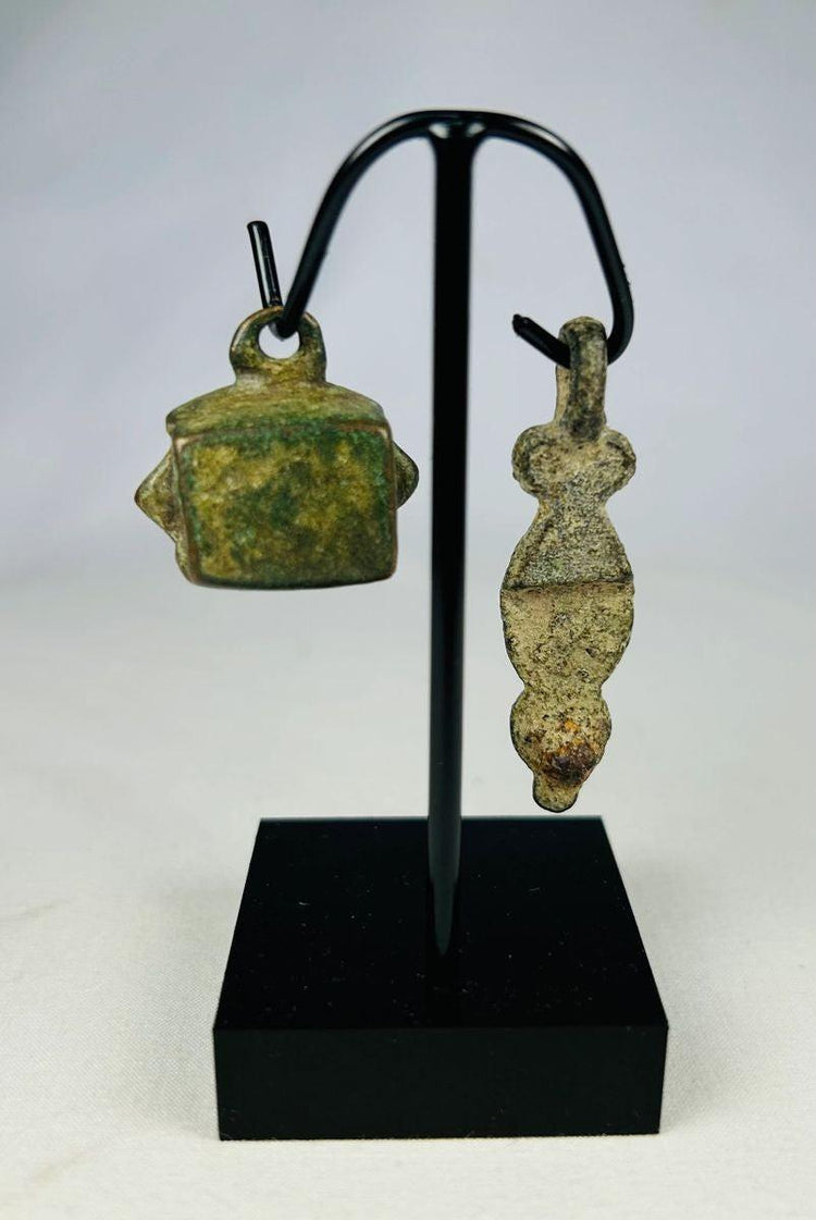 Historic Roman bronze bell artifact dating to the early Imperial period