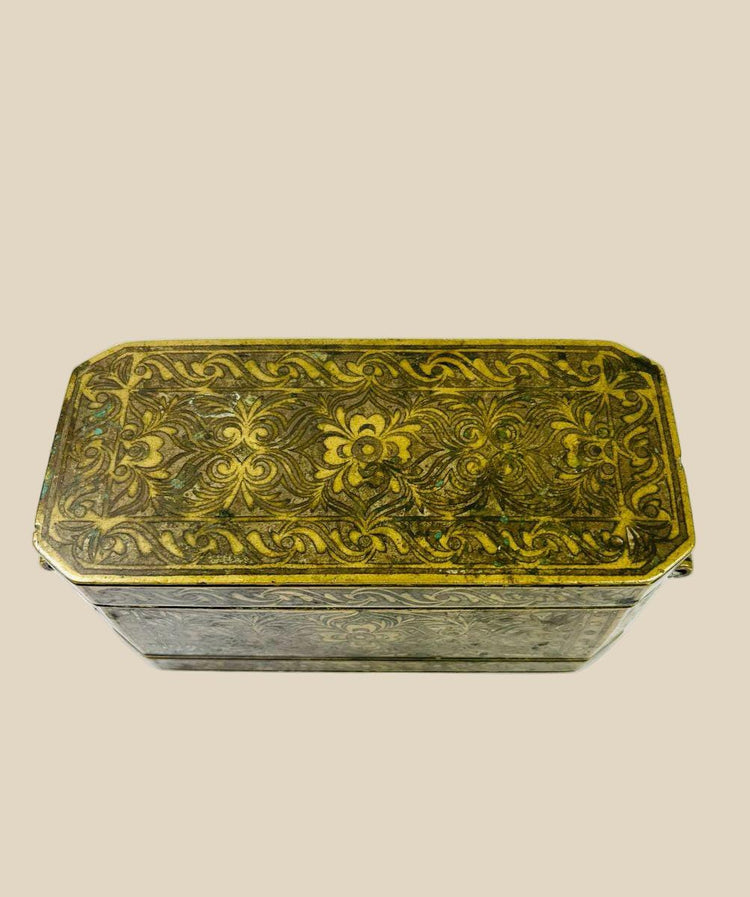Antique rectangular betel nut box Mindanao Philippines circa 1780–1820