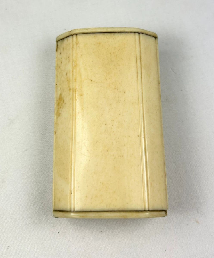 Napoleonic Wars era snuff box featuring Square Compasses Sun Moon designs