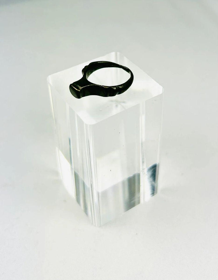 Roman bronze ring from the Imperial period, circa 100–300 CE