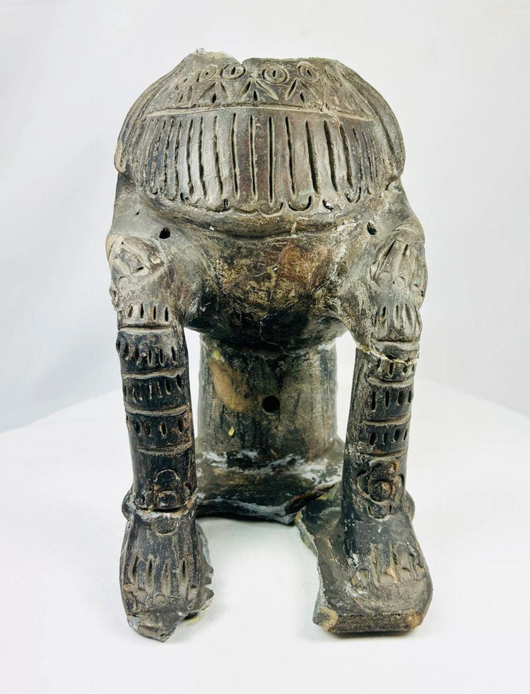 Mesoamerican revival Chupicuaro style ceremonial terracotta sculpture