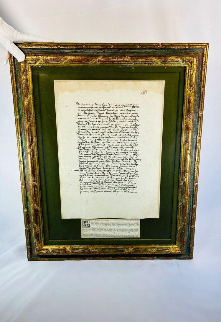 Medieval estate management document Villers family Bertrand Boyssemer