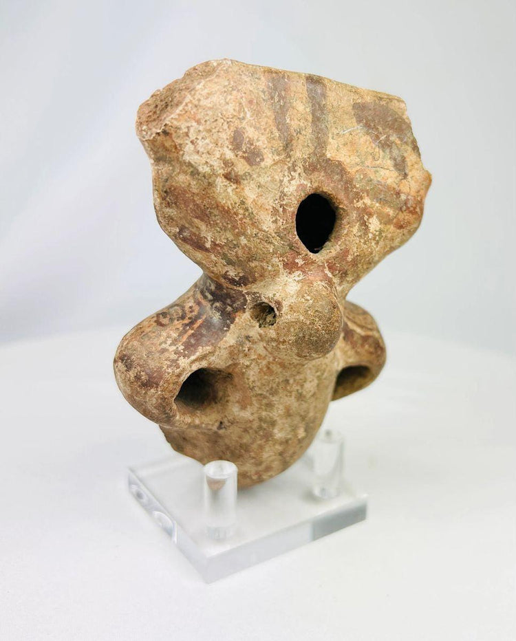 Ancient terracotta artifact from early shaft tomb culture