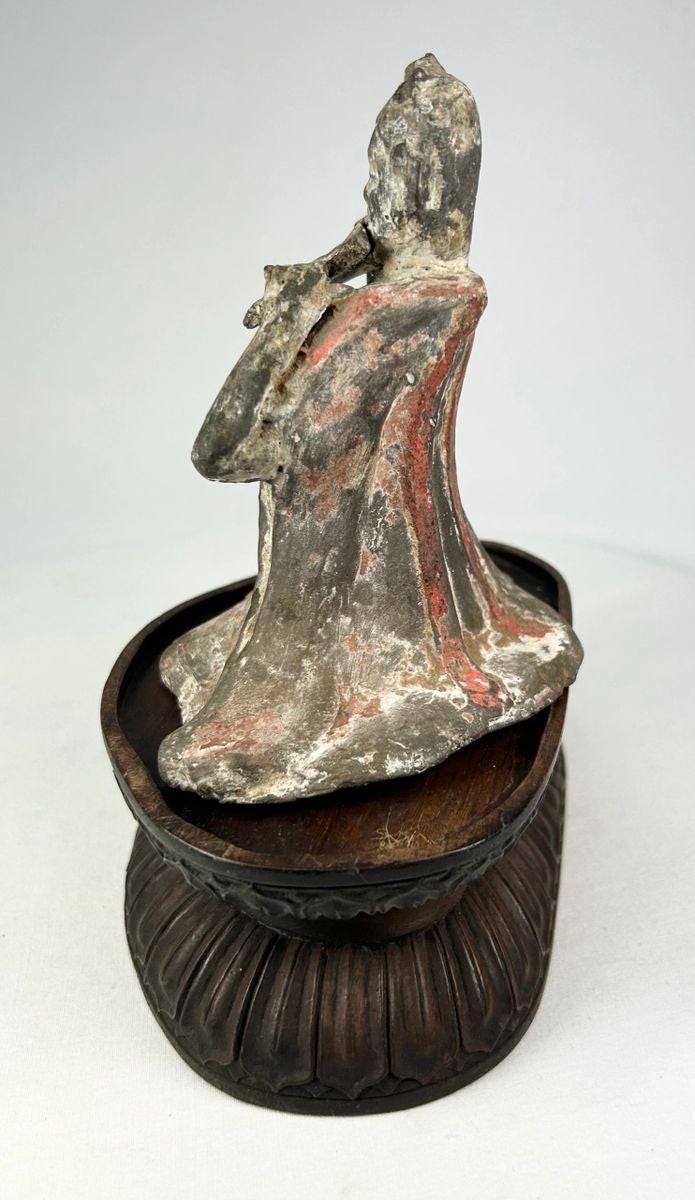 7th–9th century Tang Dynasty court musician terracotta sculpture
