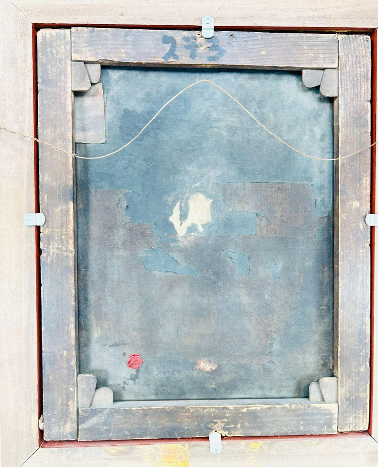 Old Master artwork of Christ with thorns housed in ornate gilded frame