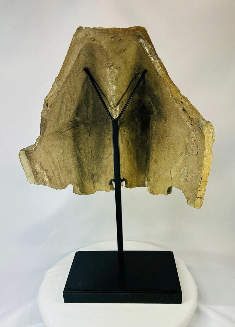 Antique Thai Rattanakosin tile showcasing traditional ceramic craftsmanship