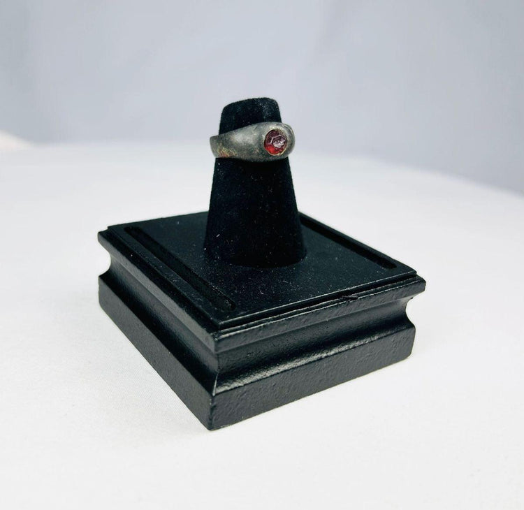 3rd–7th century CE Sassanian silver ring used for adornment and sealing