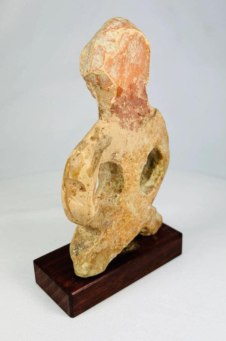 Historic Mauryan terracotta sculpture displaying early figurative art traditions
