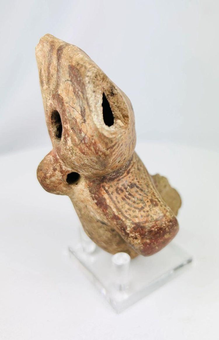 Pre-Columbian ceramic human effigy fragment from West Mexico