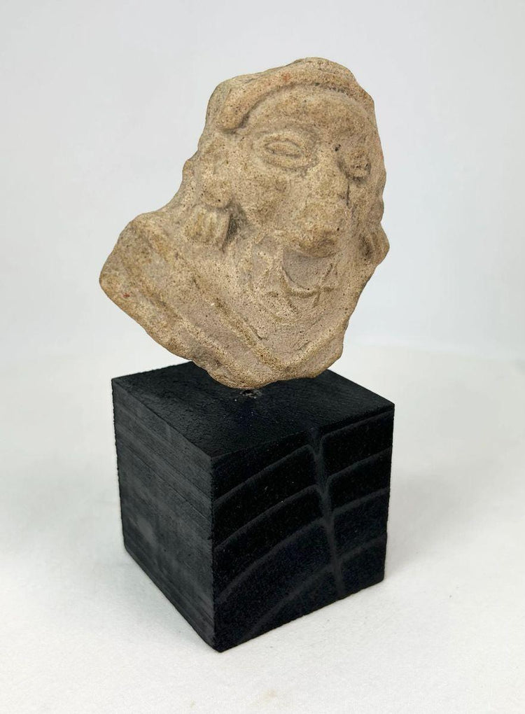 200 BCE–2nd Century CE terracotta fragment with pronounced nose