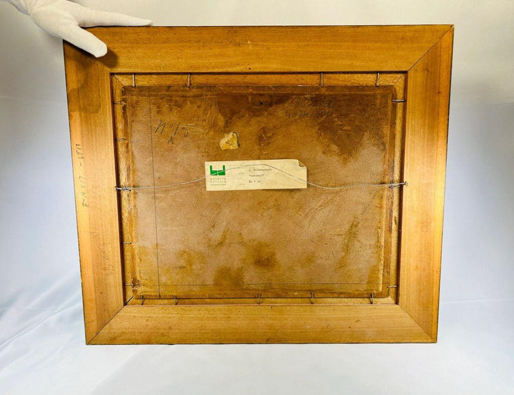 Jules Ribeaucourt Bateaux – Boat signed oil on board maritime artwork