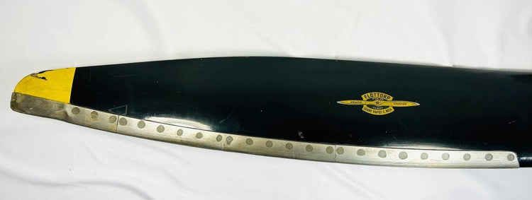 Flottorp wooden aircraft propeller with original 6-bolt hub design