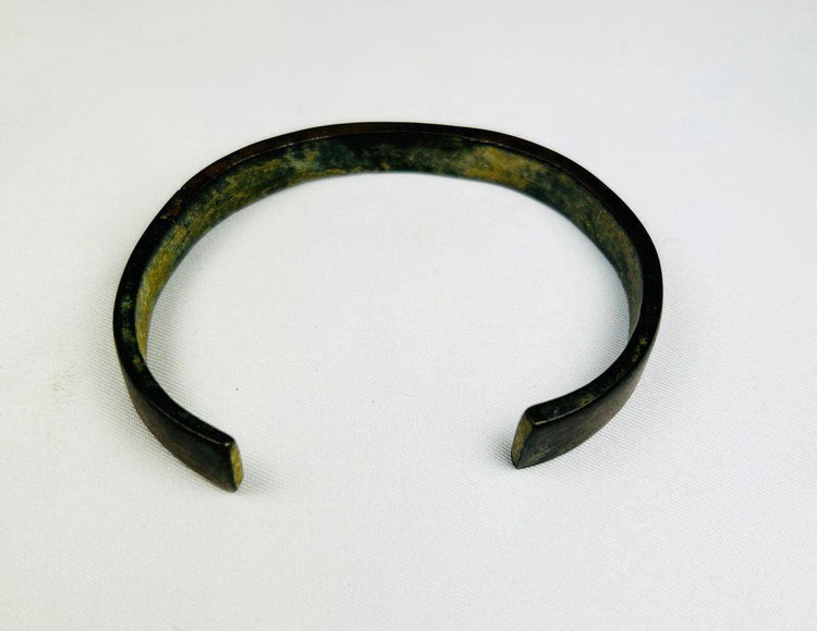 Textured iron bracelet from ancient Near Eastern civilizations