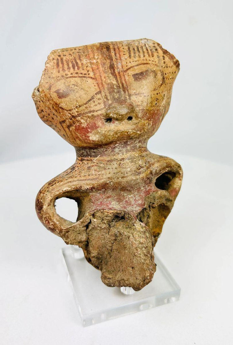 Archaeological West Mexican clay figurine, 300 BCE–300 CE