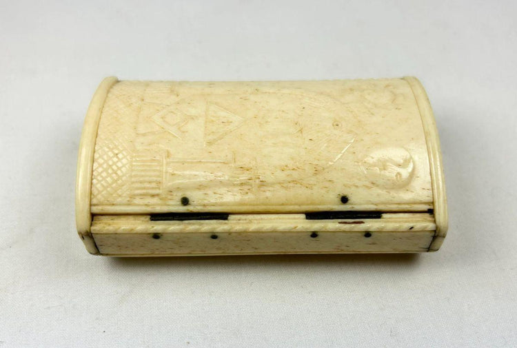 18th–19th century Napoleonic Wars snuff box with Masonic iconography