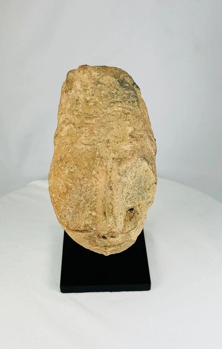 Ancient Bura culture terracotta head Niger West Africa 300–1100 CE