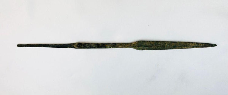 Ancient Cypriot bronze spearhead Early Bronze Age 2500–1900 BCE