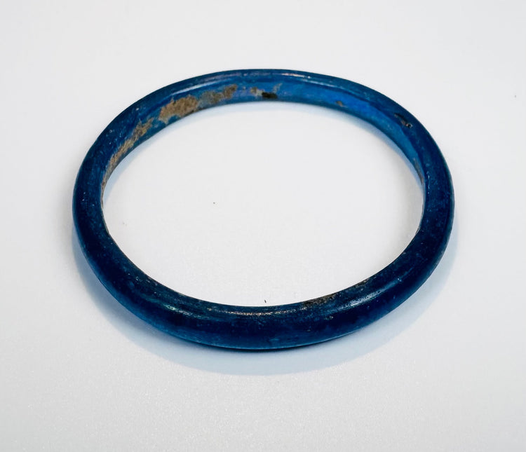 Ancient Roman bracelet crafted from colored glass and worn as personal adornment throughout the empire.