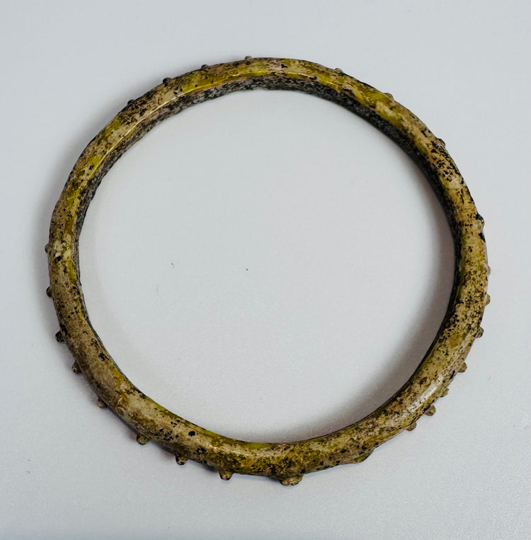 Roman glass bracelet from the 2nd–4th century AD displaying excellent archaeological preservation.