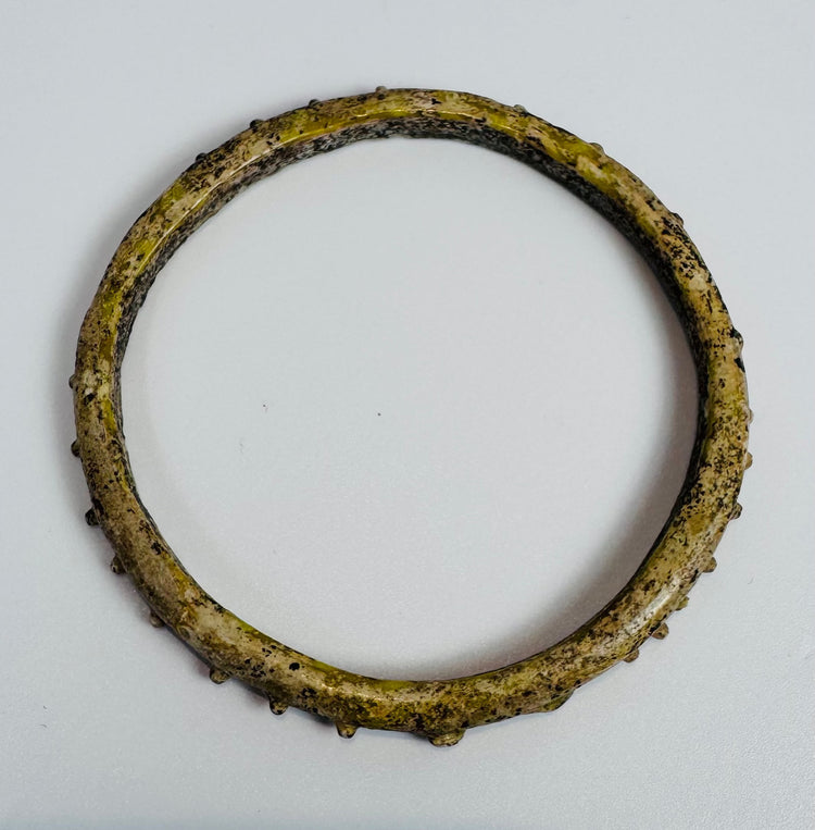 Roman glass bracelet from the 2nd–4th century AD displaying excellent archaeological preservation.