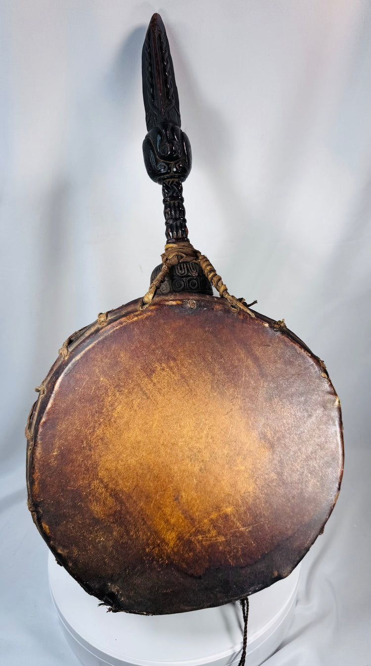 Nepalese Dhyāngro drum used in traditional healing ceremonies and spiritual rituals throughout the Himalayas.