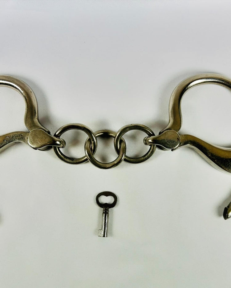John J. Tower Adjustable Handcuffs with Key | United States | 1866–1940s