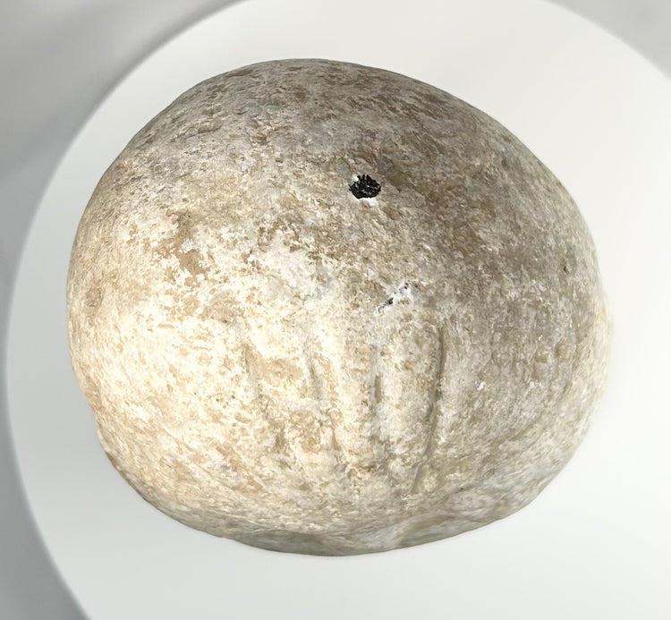 Ancient Near Eastern fertility or votive idol carved from limestone