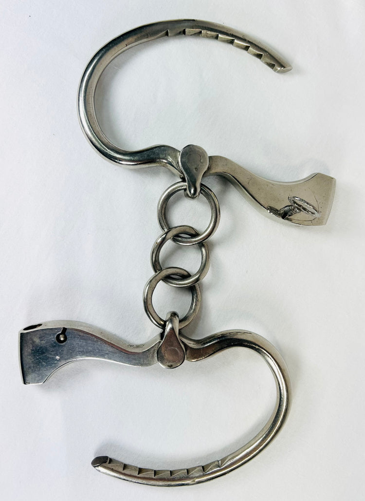 John J. Tower Adjustable Handcuffs with Key | United States | 1866–1940s