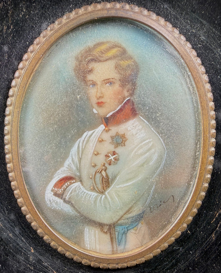Retrato en miniatura de un oficial de los Habsburgo | Europa Central | Hacia 1860–1885