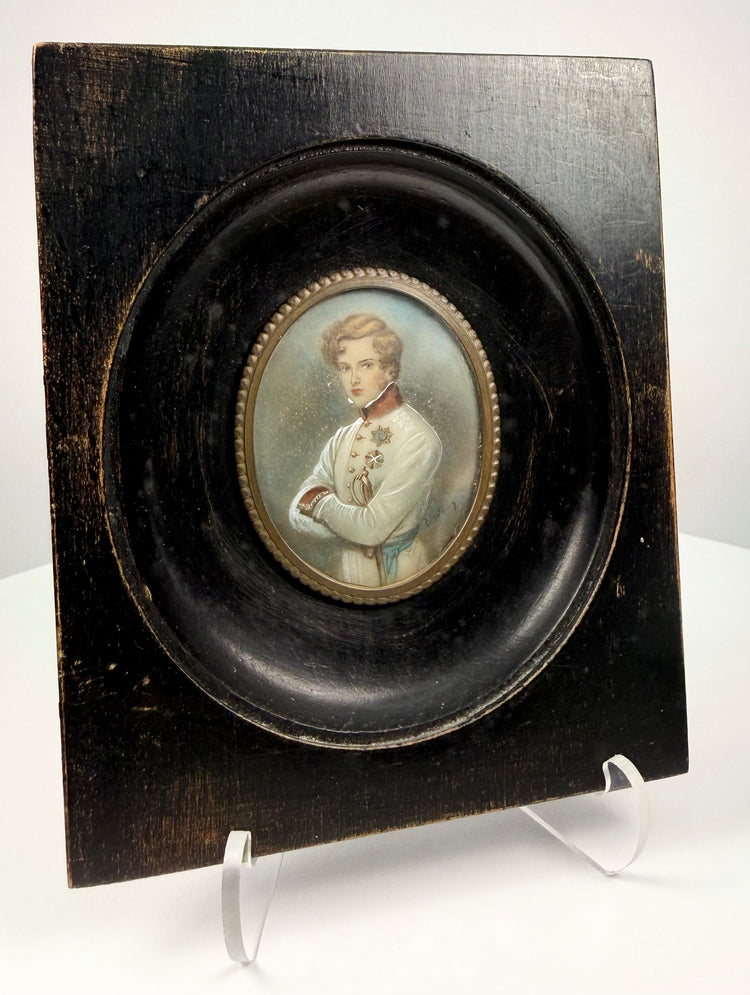 Retrato en miniatura de un oficial de los Habsburgo | Europa Central | Hacia 1860–1885