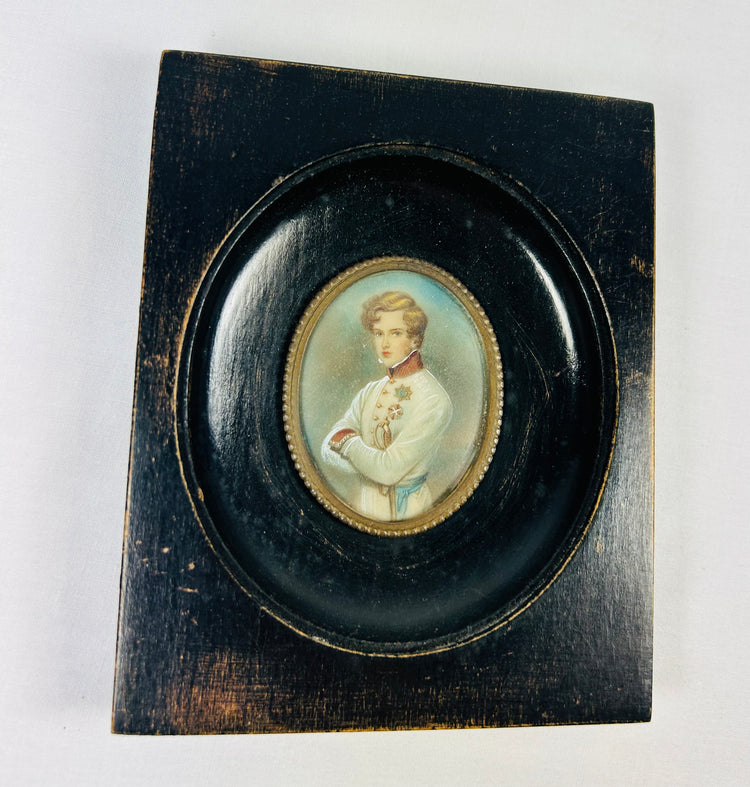 Miniature Portrait of a Habsburg Officer | Central Europe | Circa 1860–1885