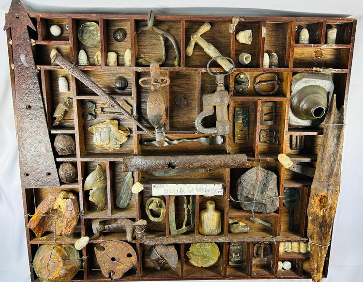 Vicksburg Campaign Battlefield Finds | Compartmented Display Collection | Circa 1861–1865