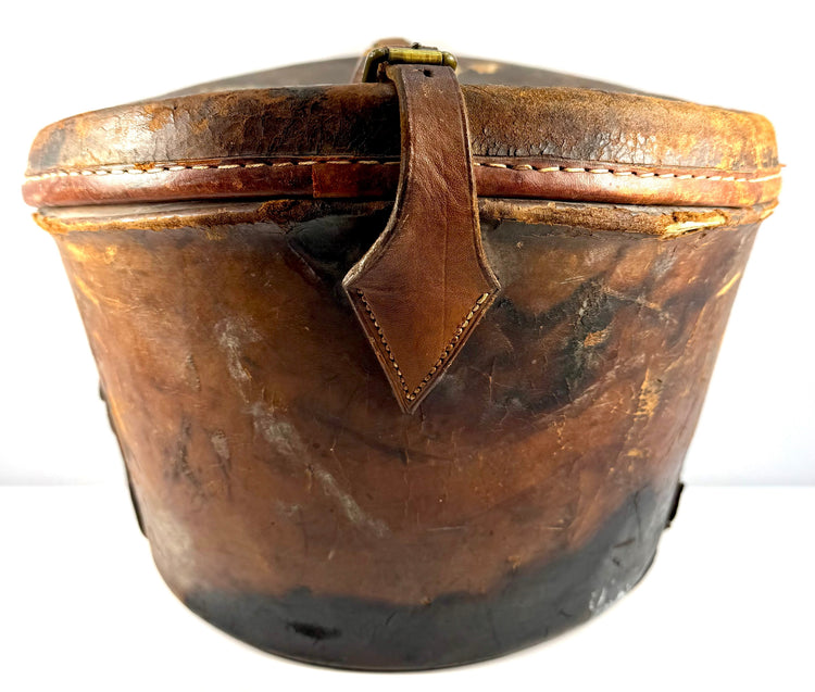 Scott & Co. black silk top hat displaying refined British craftsmanship and traditional early 20th-century formal styling.