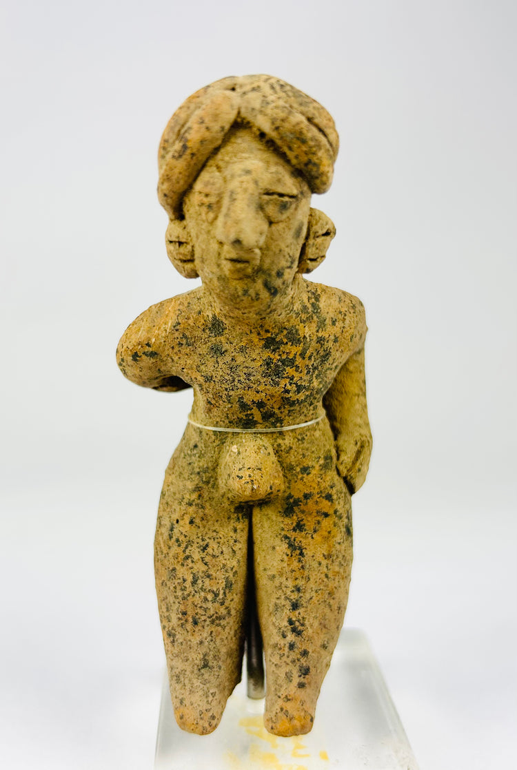 Figura de pie de terracota precolombina | Oeste de México | 300 a. C.–500 d. C.