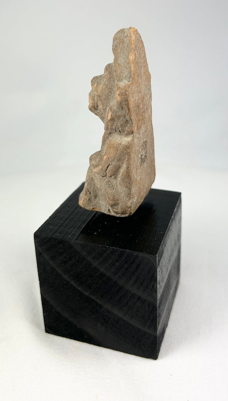 Ancient 3rd–6th century CE Northern Indian terracotta figurine, hand-molded votive sculpture with pigment traces