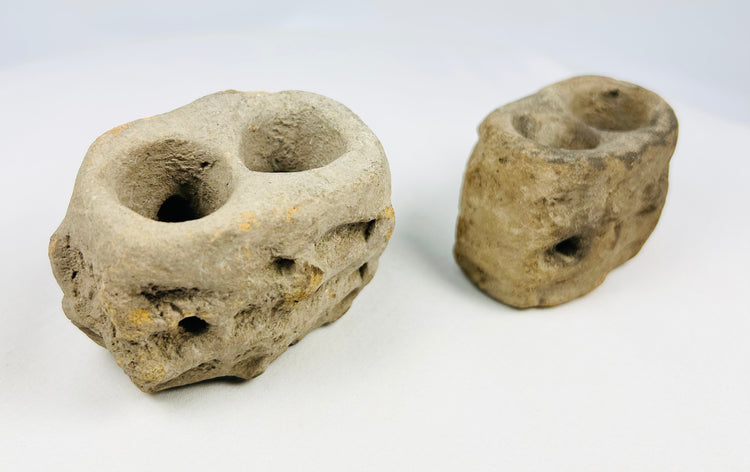 Pre-Columbian Teotihuacan hand-modeled ceramic vessel for ritual use