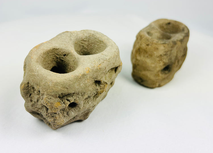 Teotihuacan candelero with dual openings for incense or offerings