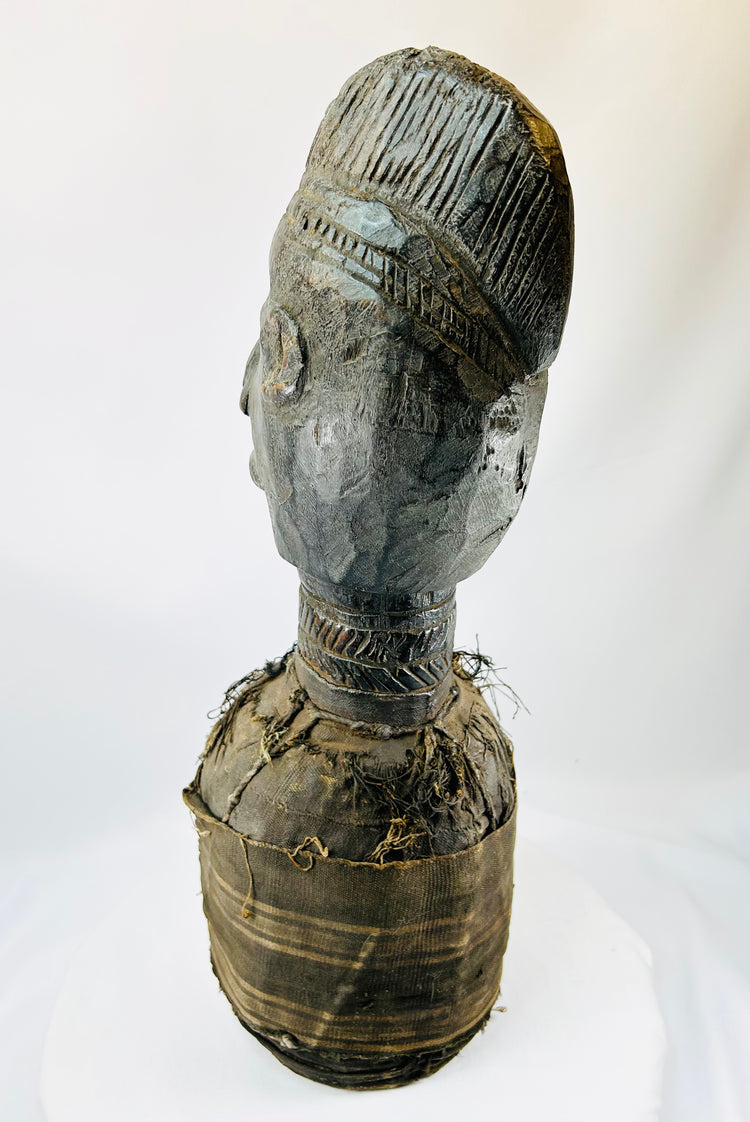 Shamanic Ritual Wooden Statue | Tribal Ceremonial Artifact | Circa 19th–20th Century