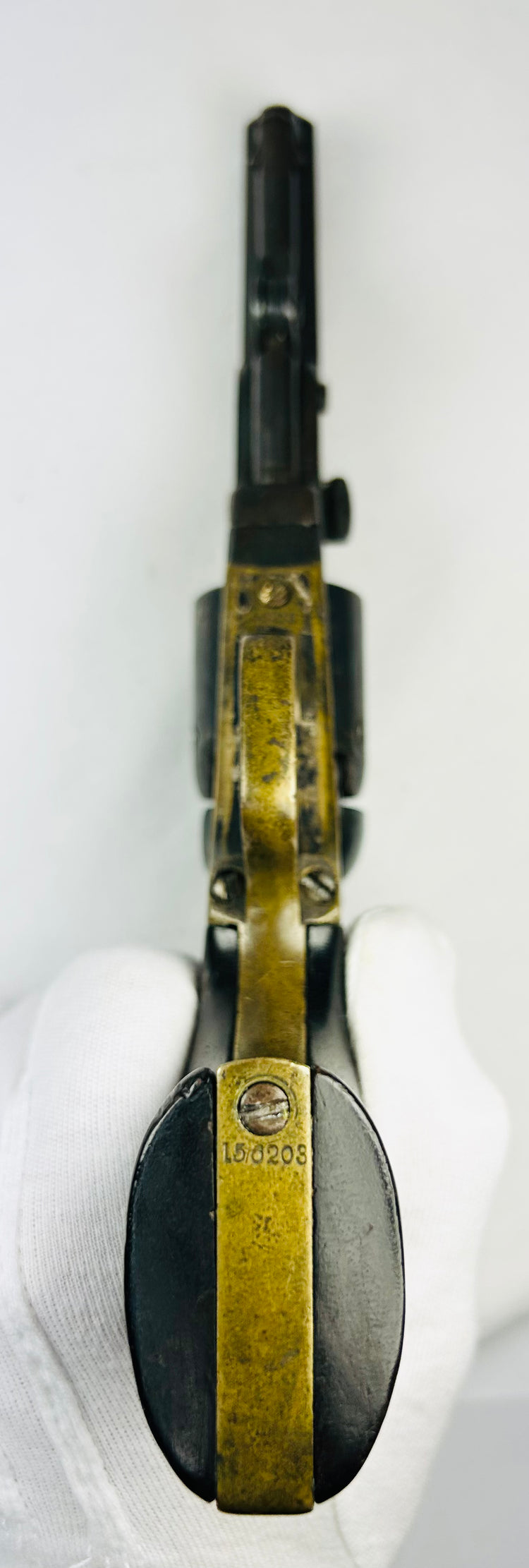 Antique Colt 1849 .31 caliber percussion revolver, Hartford-made, 4-inch barrel, collectible 19th century firearm