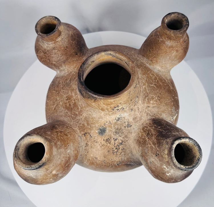 Reverse of a West Mexican multi-spout ceremonial vessel
