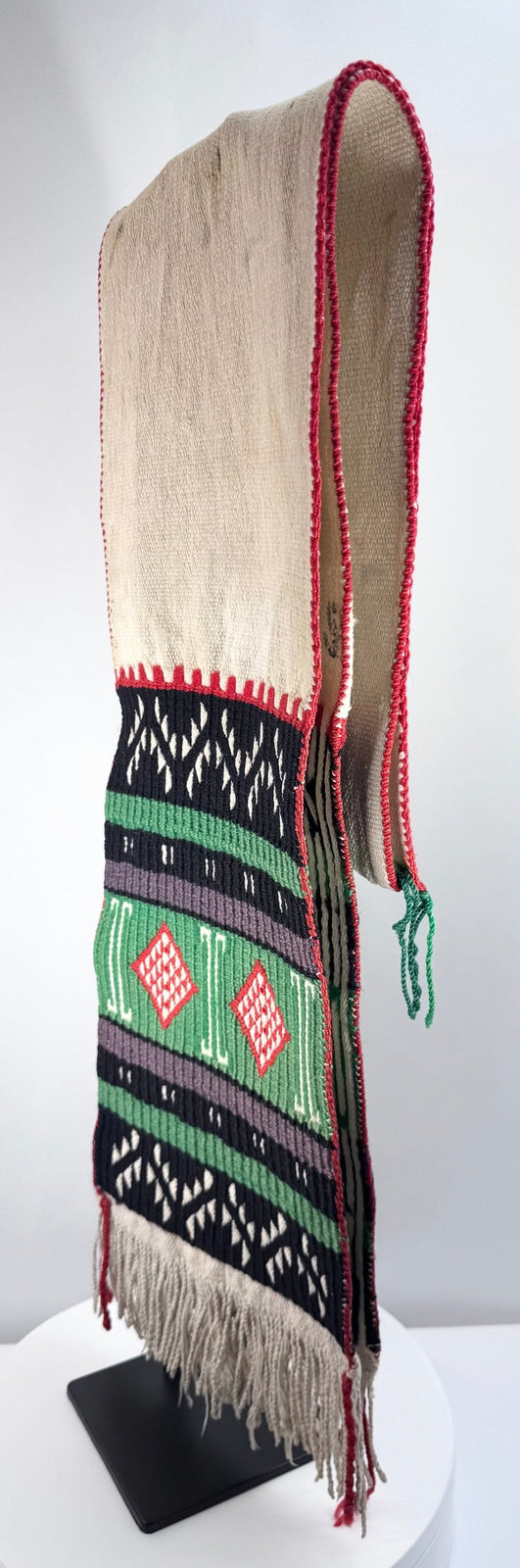 Long Hopi-attributed ceremonial sash from an Albuquerque private collection