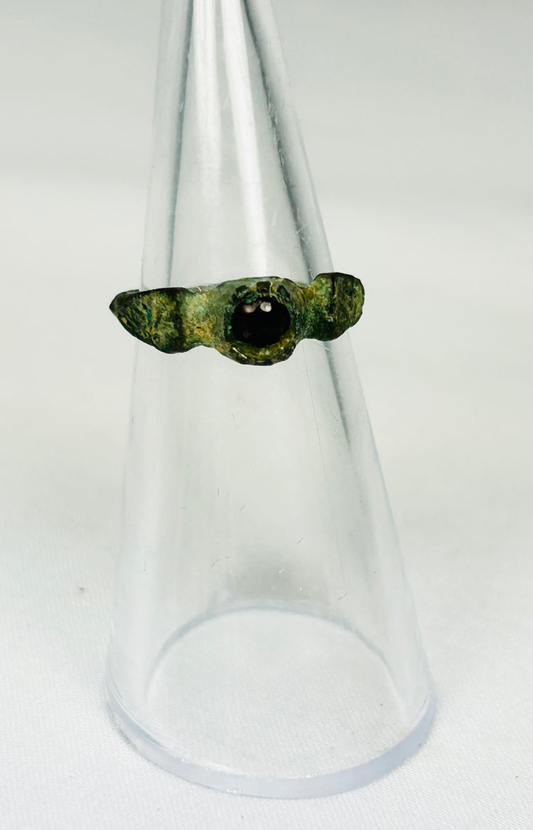 Luxury ancient Roman jewelry piece featuring garnet gemstone with cultural significance