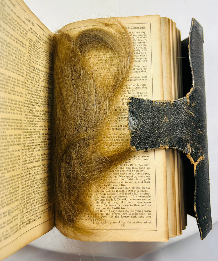 Original iron lockbox with intact wartime contents spanning 1840s to World War I